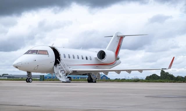 Bombardier Challenger 650, private jet for the empty leg Riyadh to Dubai