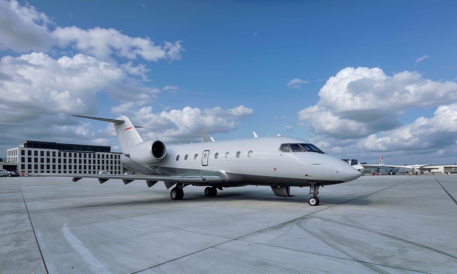 Bombardier Challenger 604, private jet for the empty leg Amsterdam to Málaga