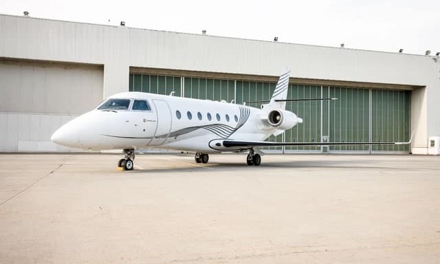 Gulfstream G200, private jet for the empty leg Dubai to Geneva
