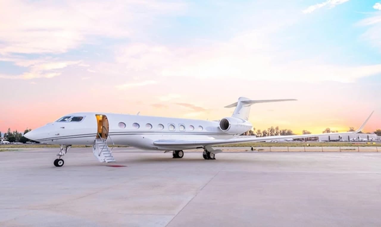 Gulfstream G650, private jet for the empty leg Frankfurt to Dubai